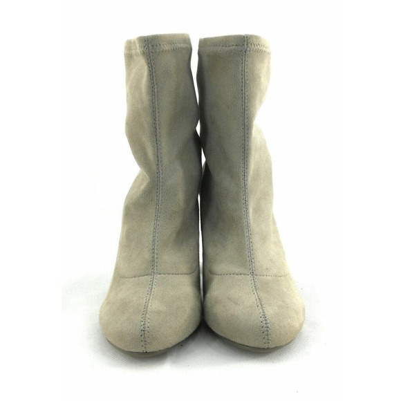 Heart in D  Light Brown Block Heel Round Toe Booties - Picture 12 of 12